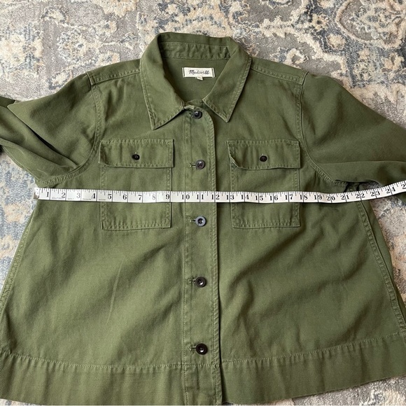 Olive Green Women's Jacket Madewell - Picture 4 of 6